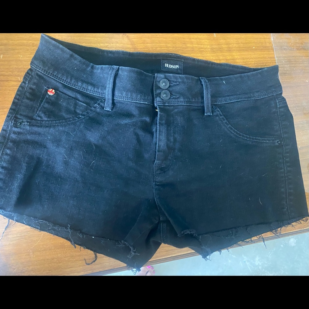 Hudson cut off shorts 31, black